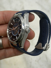 Omega Seamaster Aqua Terra Worldtimer Steel Blue Dial Auto 220.12.43.22.03.001