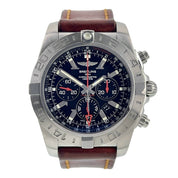 Breitling Chronomat GMT Stainless Steel Black Dial 47mm Automatic Mens AB0412