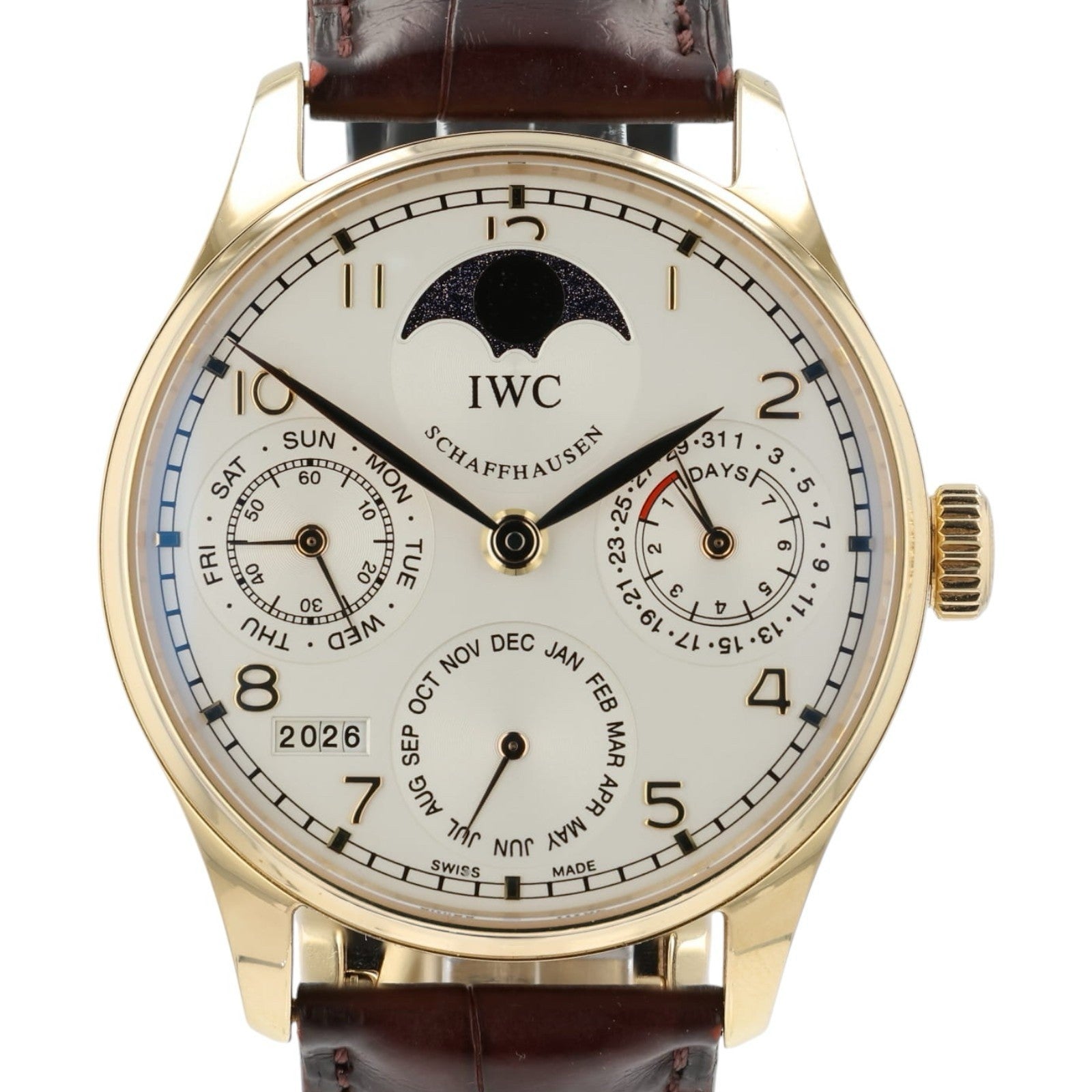 IWC Portugiesser Silver Dial 18k Rose Gold 42mm Automatic Men’s Watch IW502213