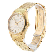 Rolex Date 18k Yellow Gold 31mm Silver Color Dial Automatic Women's Watch 6629