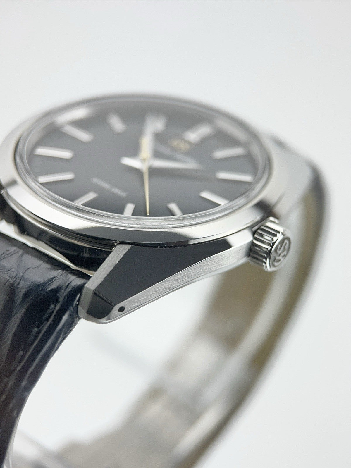 Grand Seiko Heritage Stainless Steel Blue Dial Manual Wind Mens Watch SBJGY009