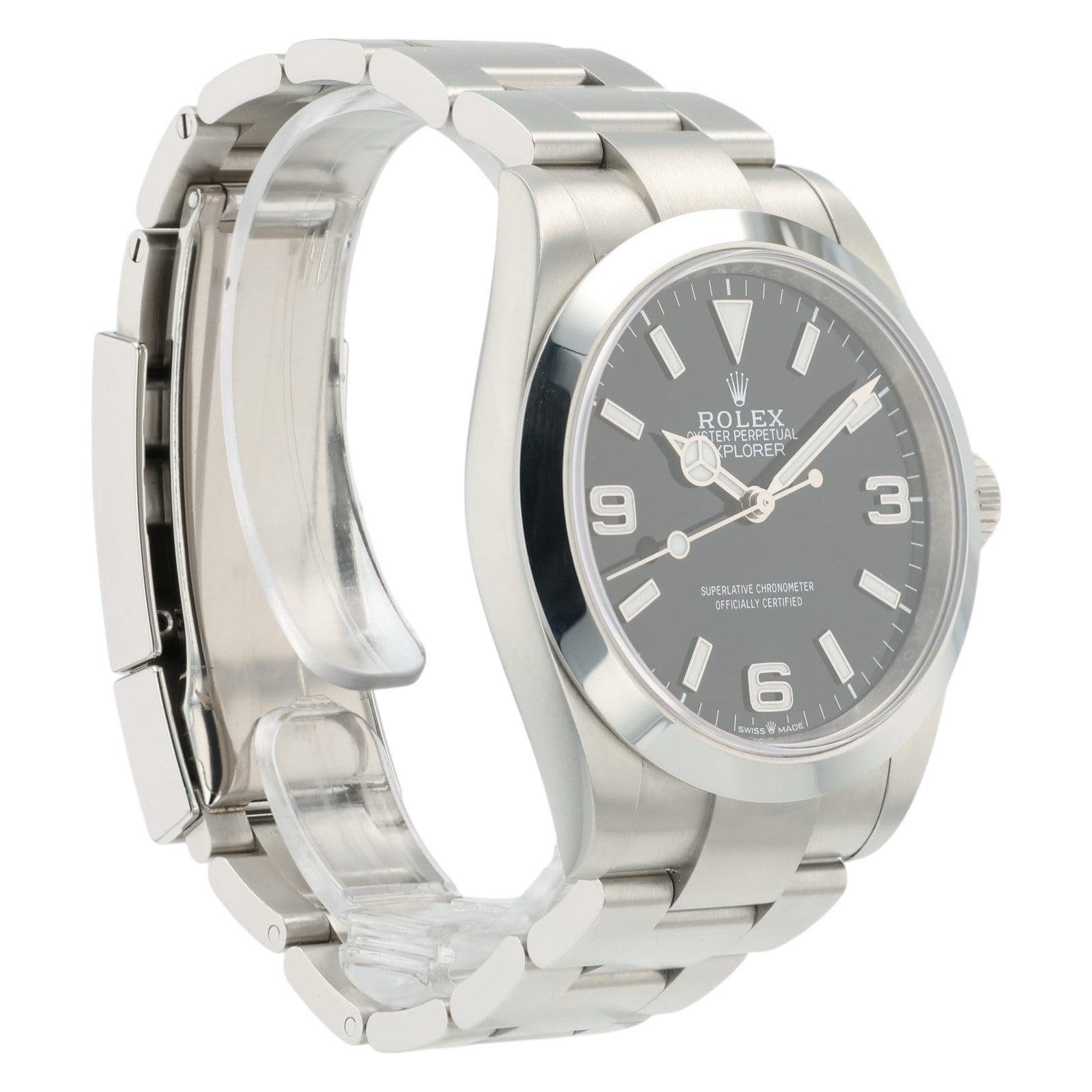 Rolex Explorer Black Dial Stainless Steel 40mm Automatic Movement Men’s 224270