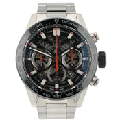 Tag Heuer Carrera Skeleton Dial Stainless Steel 43mm Automatic Men’s CBG2010