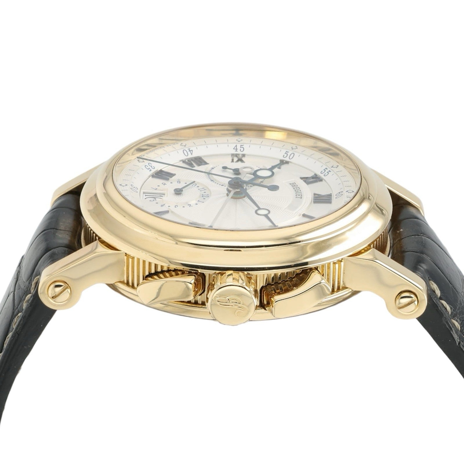 Breguet Marine Silver Dial 18k Yellow Gold 42mm Automatic Men’s Watch 5827