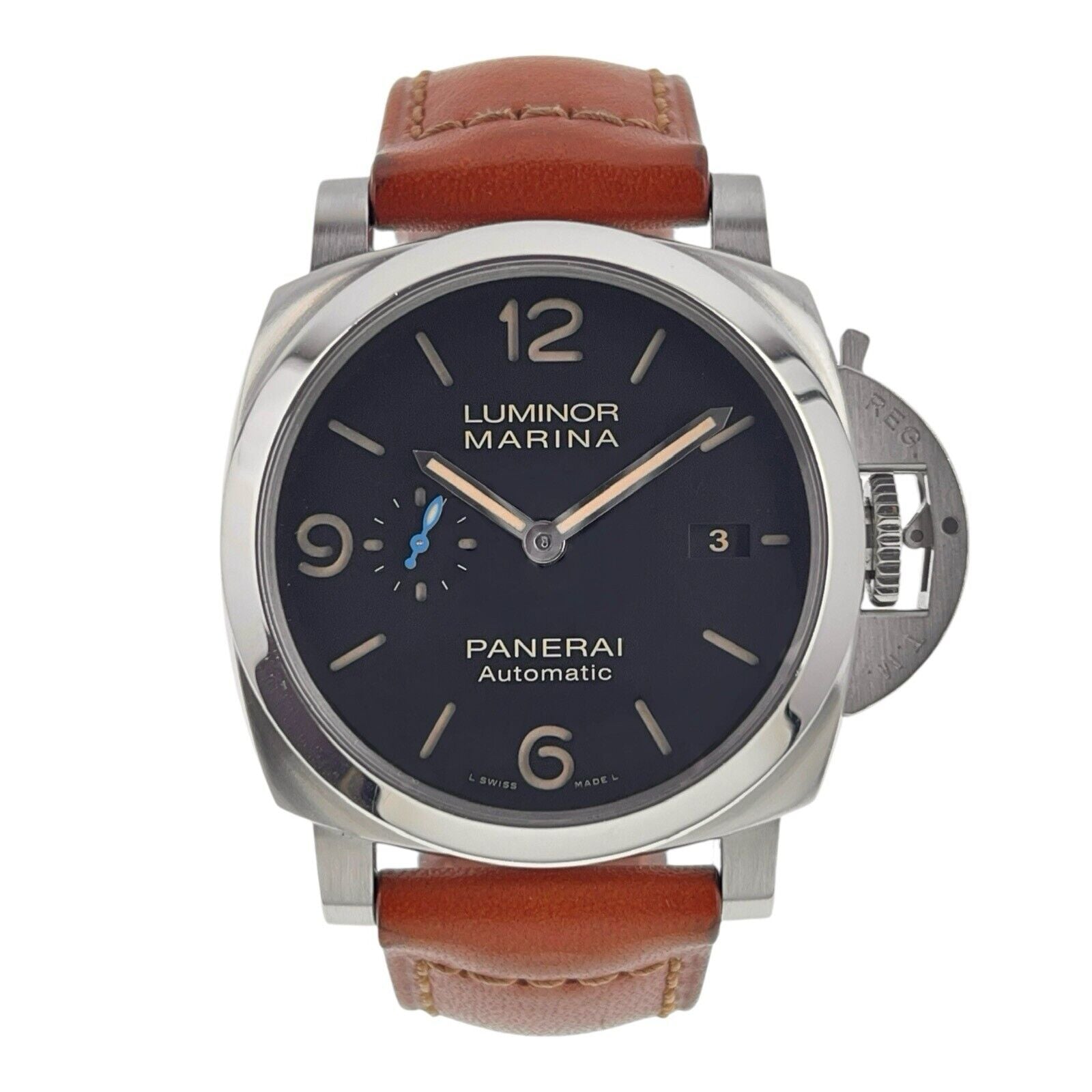 Panerai Luminor Marina 1950 3 Days Steel Black Dial 44mm Automatic Mens PAM01312