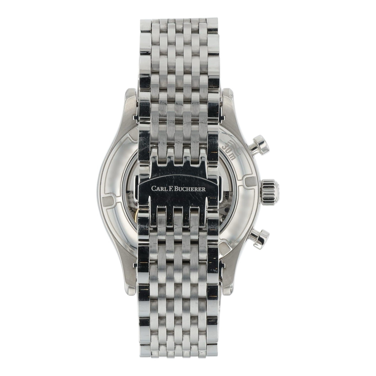 Carl F Bucherer Manero Stainless Steel Blue Dial 43mm Automatic Mens 10919.08