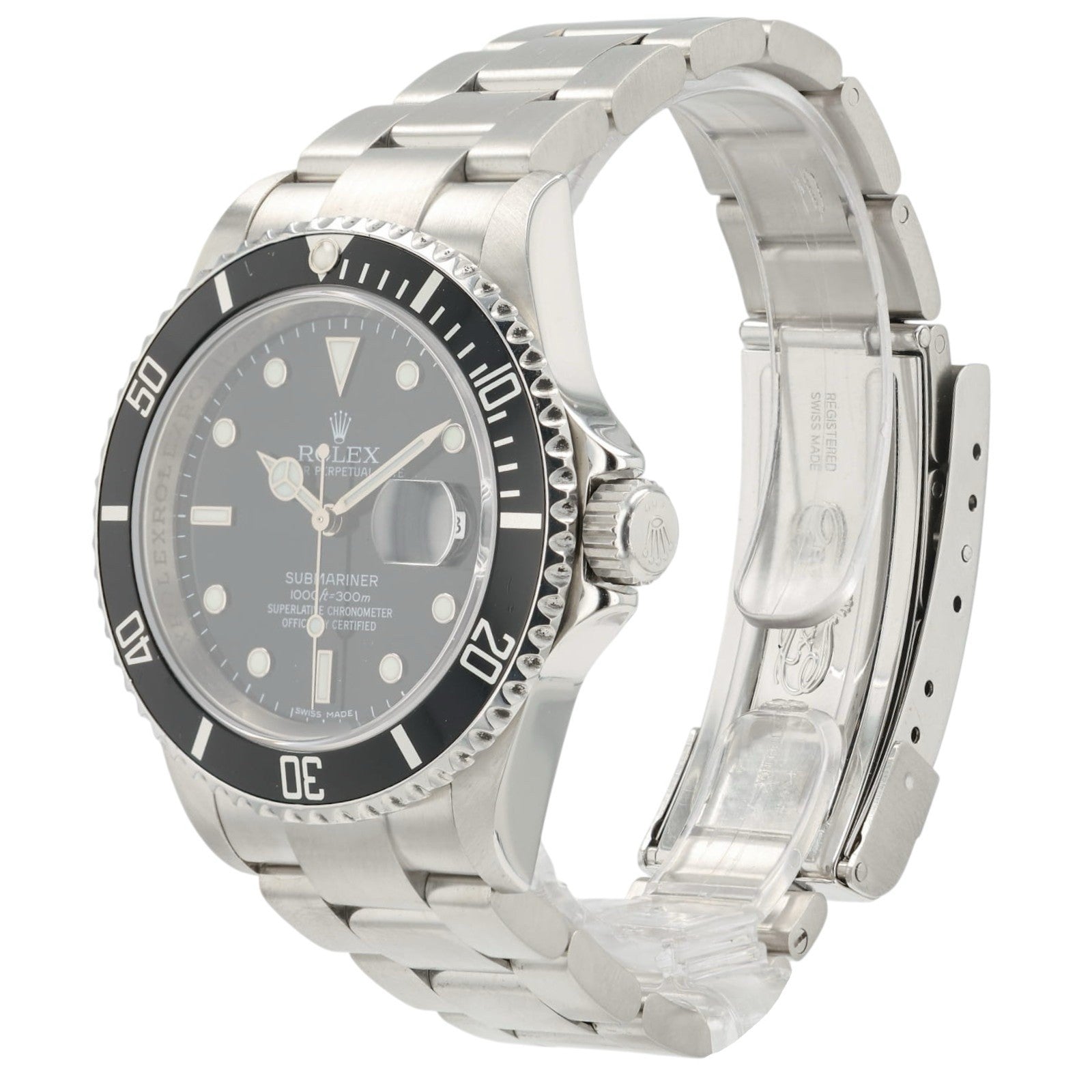 2007 Rolex Submariner Black Dial Stainless Steel 40mm Auto Men’s Watch 16610