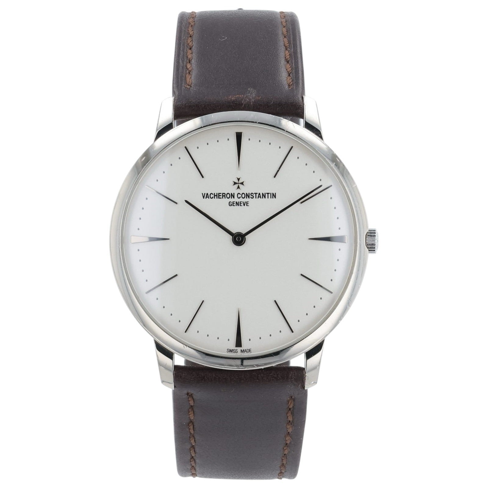 Vacheron Constantin Patrimony 18k White Gold Silver Dial 40mm Manual Wind 81180