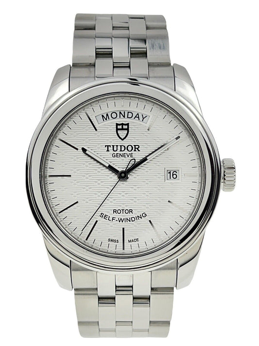 Tudor Glamour Date Steel 39mm Automatic Men’s Watch 56000 - Box/Papers