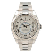 Rolex Sky-Dweller 18k White Gold Ivory Dial 42mm Automatic Men’s Watch 326939