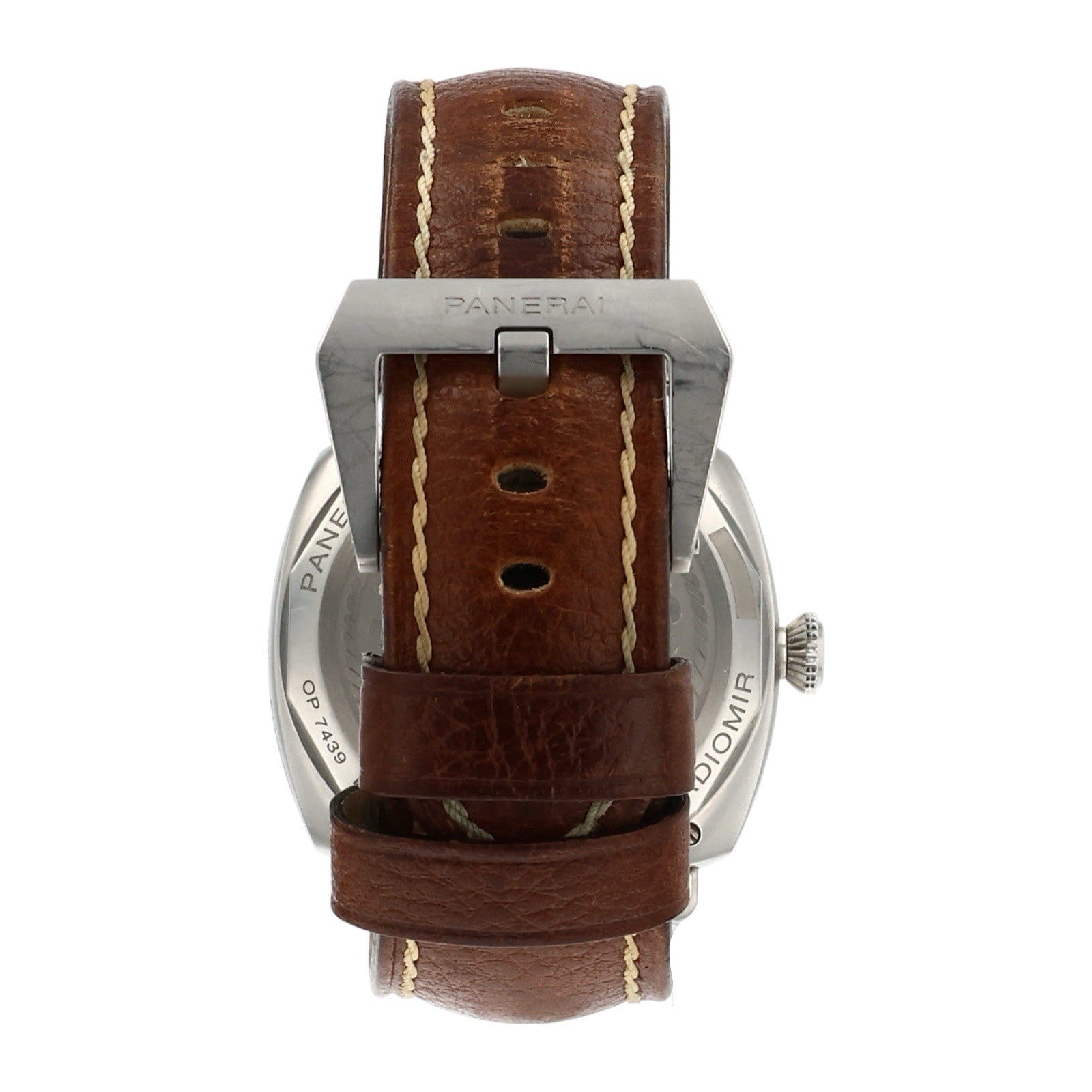 Panerai Radiomir Eilean Stainless Steel Brown Dial 45mm Manual Mens PAM01243