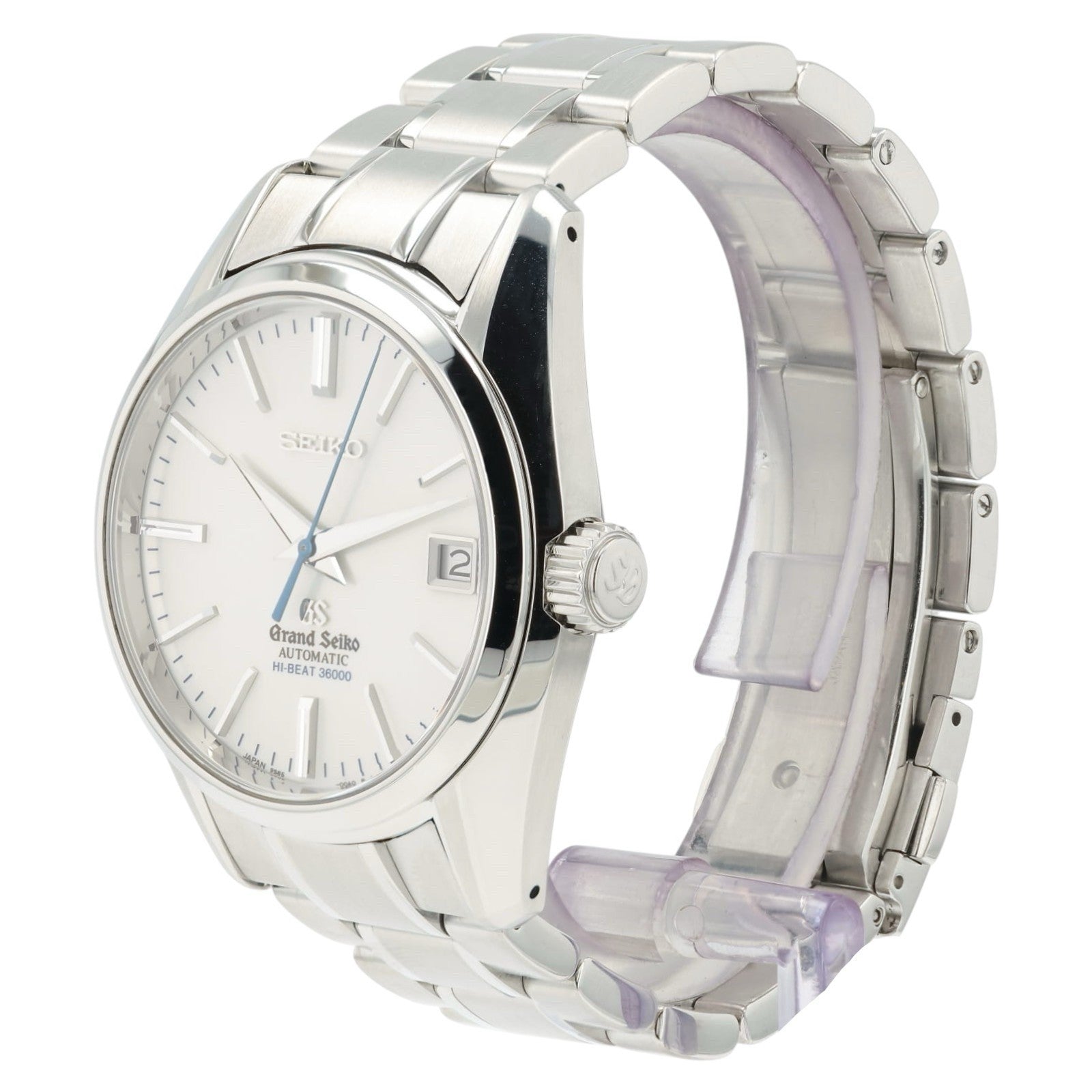 Grand Seiko Silver Dial Stainless Steel 40mm Automatic Men’s Watch SBGH001