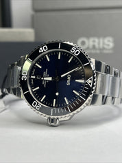 New Oris Aquis Date Automatic Blue Men's Watch 01 733 7766 4135 w/ Box & Papers