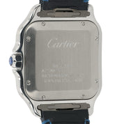 Cartier Santos Gradient Blue Dial Stainless 40mm Automatic Men’s Watch WSSA0030
