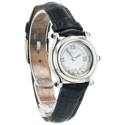 Chopard Happy Sport Silver Dial Factory Happy Diamonds Ladies Quartz Watch 8245