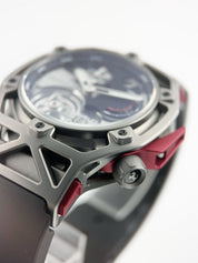 Hublot Techframe Tourbillon Black Dial 45mm Manual Wind Watch 408.N1.0123.RX