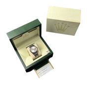 Rolex Air King Dominos Silver Dial Steel 34mm Automatic Unisex Watch 114200