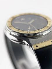 Hublot MDM Stainless Steel and Gold Black Dial 33mm Automatic Watch S.146.10.2