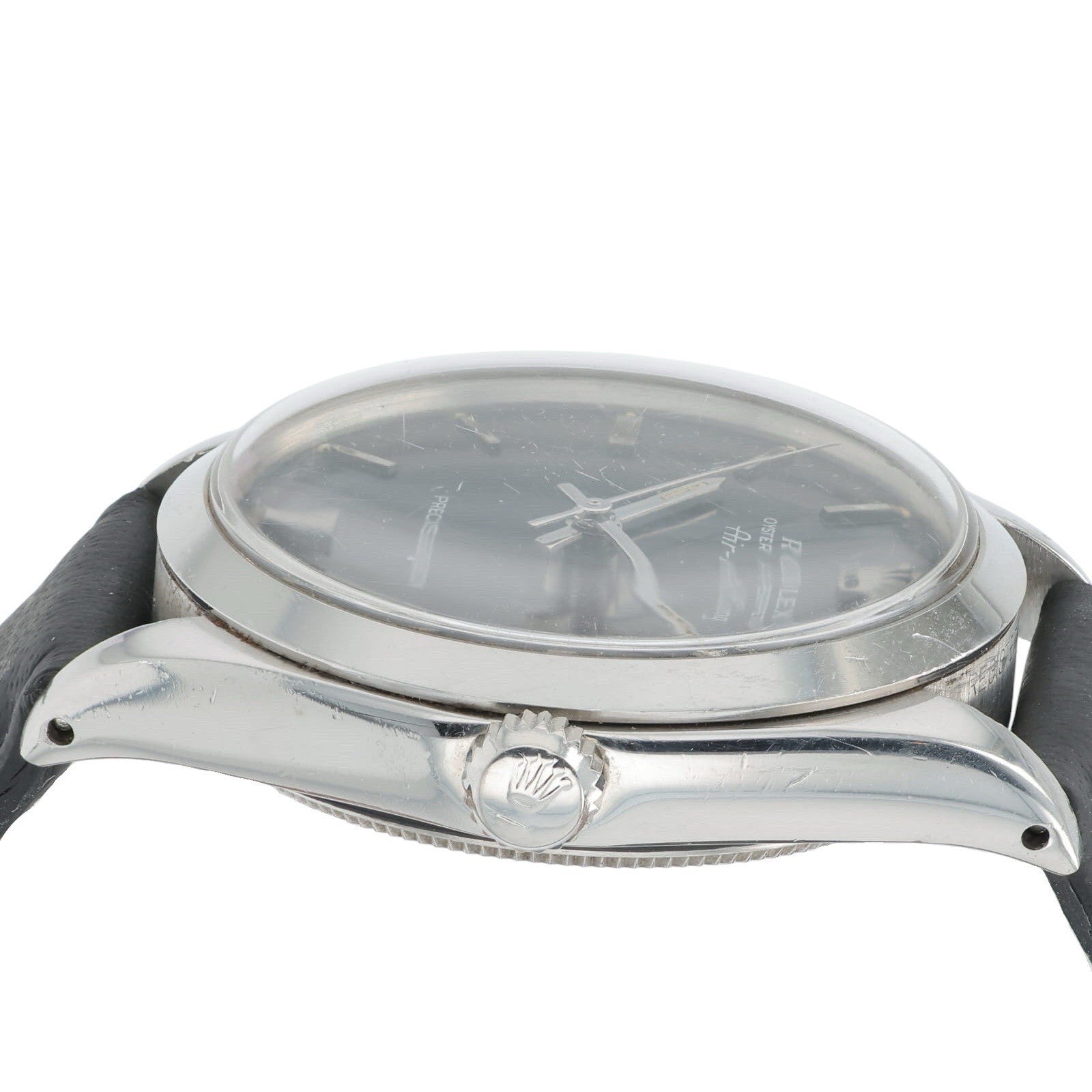 Rolex Air King Stainless Steel Black Dial 34mm Automatic Movement Men’s 5500