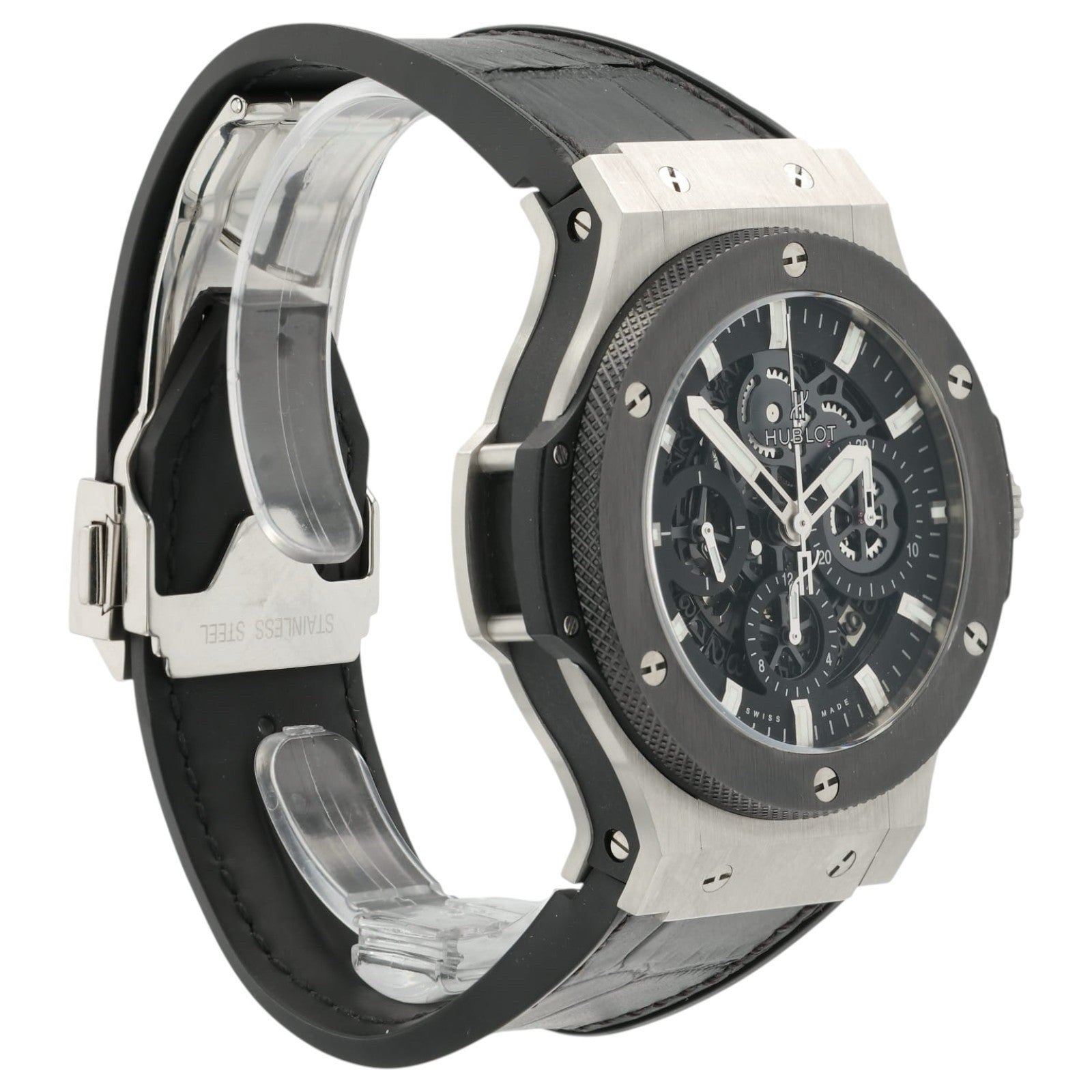 Hublot Big Bang Aero Skeleton Dial Stainless Steel 44mm Automatic 311.SM.1170.GR
