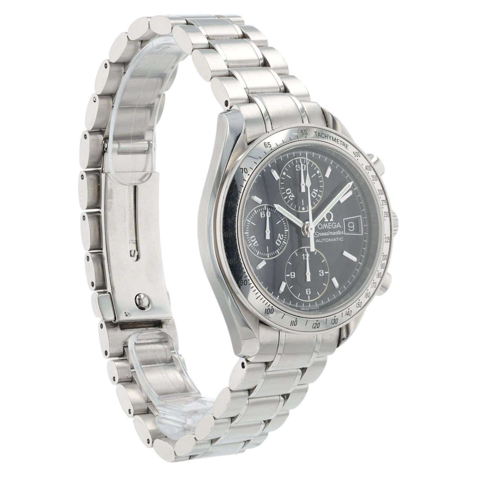 Omega Speedmaster Date Black Dial Stainless Steel 39mm Automatic Mens 3513.50