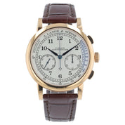 A. Lange & Sohne 1815 18k Rose Gold Silver Dial 39.5mm Manual Wind Men’s 414.032