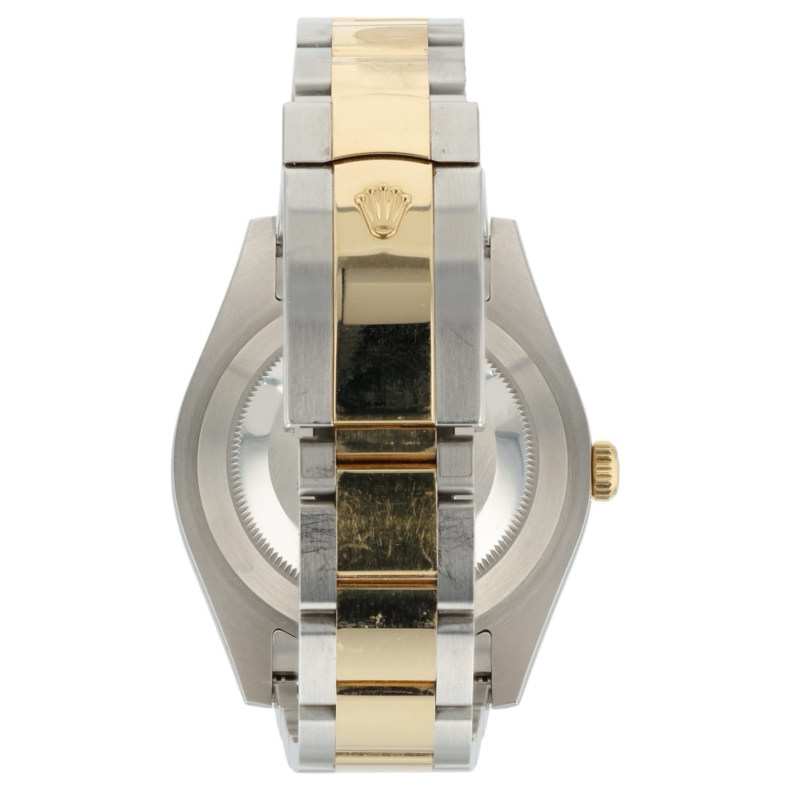 Rolex Datejust Two-Tone Black Dial Gold & Steel 41mm Automatic Mens Watch 116333