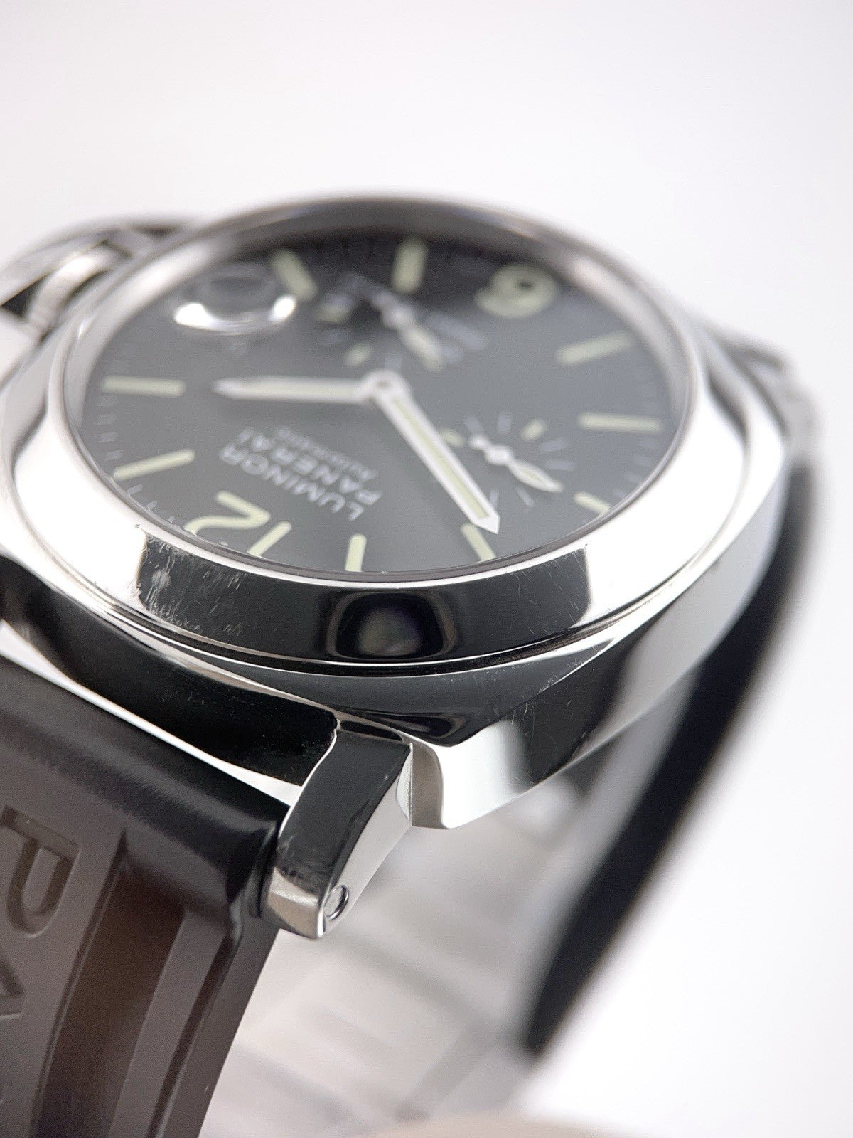 Panerai Luminor Stainless Steel Black Dial 44mm Automatic Men's Watch PAM00090