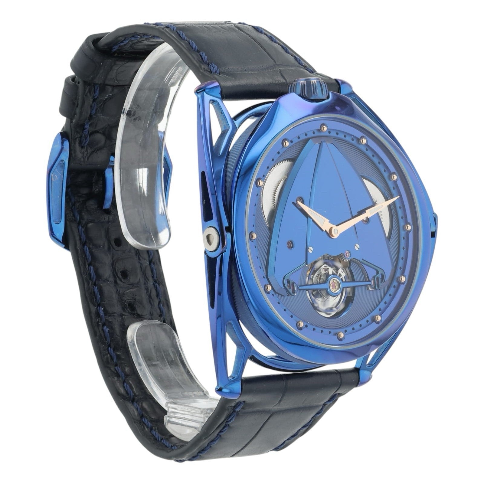 De Bethune Kind Of Blue Titanium Blue Dial 43mm Manual Wind Men’s Watch DB28XPB
