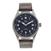 IWC Spitfire Stainless Steel 39mm Black Dial Automatic Men’s Watch IW326801