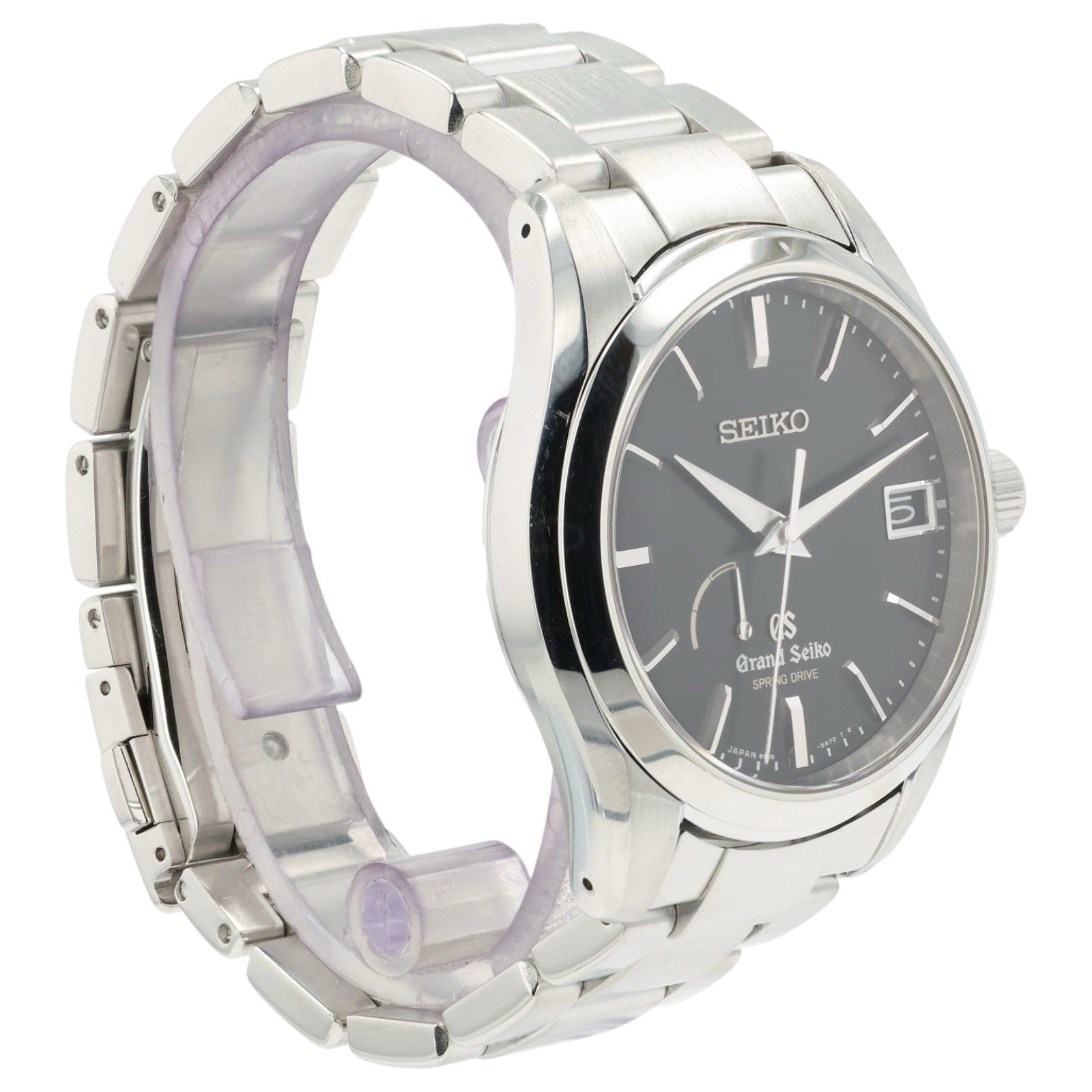 Grand Seiko Black Dial Stainless Steel 39mm Automatic Men’s Watch SBGA085