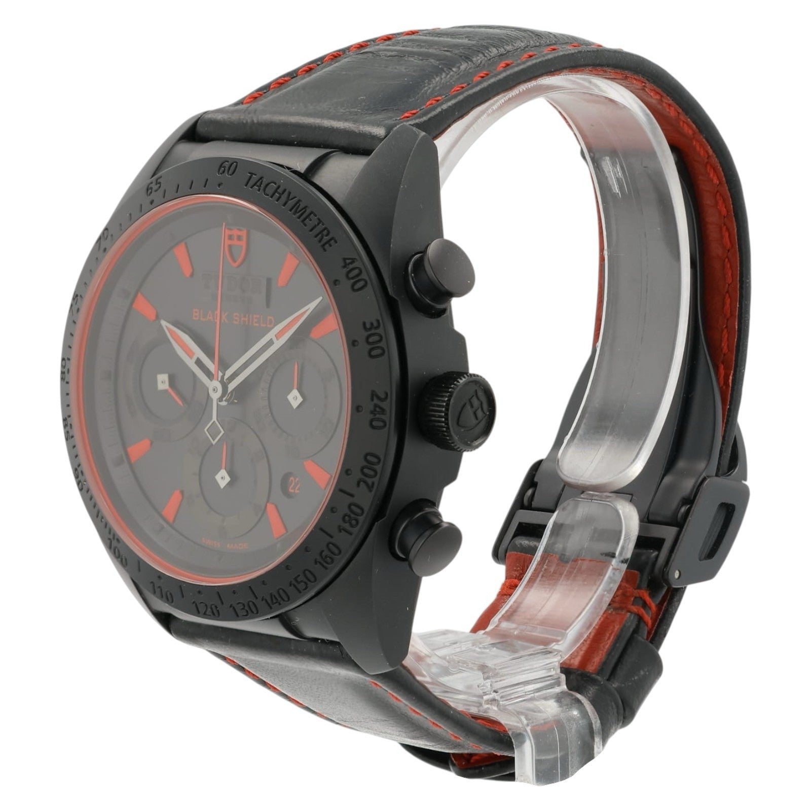 Tudor Blackshield Black Dial Ceramic 42mm Automatic Movement Mens Watch 42000