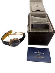 Breitling Top Time 18k Rose Gold Brown Dial 41mm Automatic Mens Watch RB0176