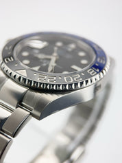 NEW Rolex GMT-Master Steel Black Dial 40mm Automatic Mens Watch 126710BLNR