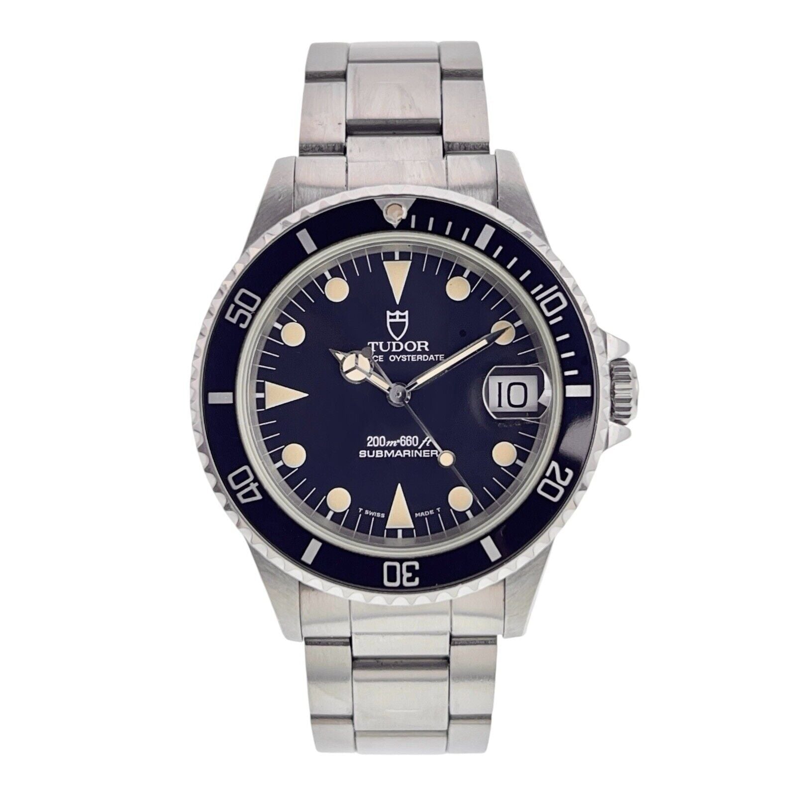 Tudor Submariner Stainless Steel Black Dial 36mm Automatic Men’s Watch 75090