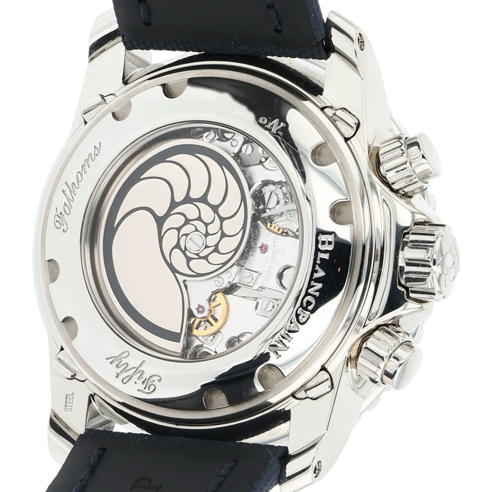 Blancpain Fifty Fathoms Stainless Steel Blue Dial 45mm Automatic Mens 5066F