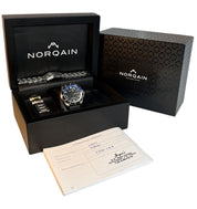 Norqain Neverest Stainless Steel Black Dial 41mm Automatic Men’s Watch NN1100