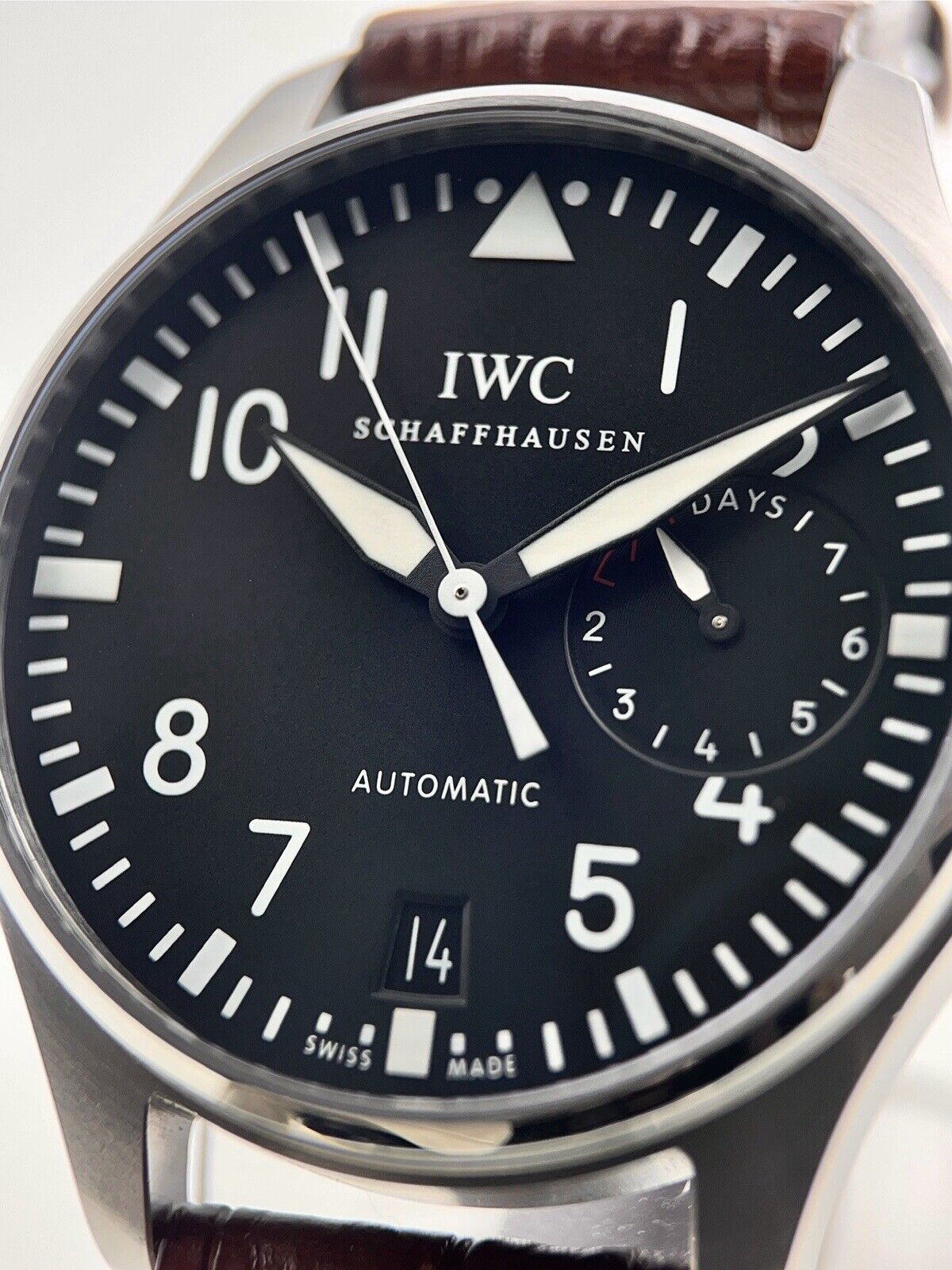 IWC Big Pilot 7 Days Power Reserve Steel 46mm Automatic Men’s Watch IW500901