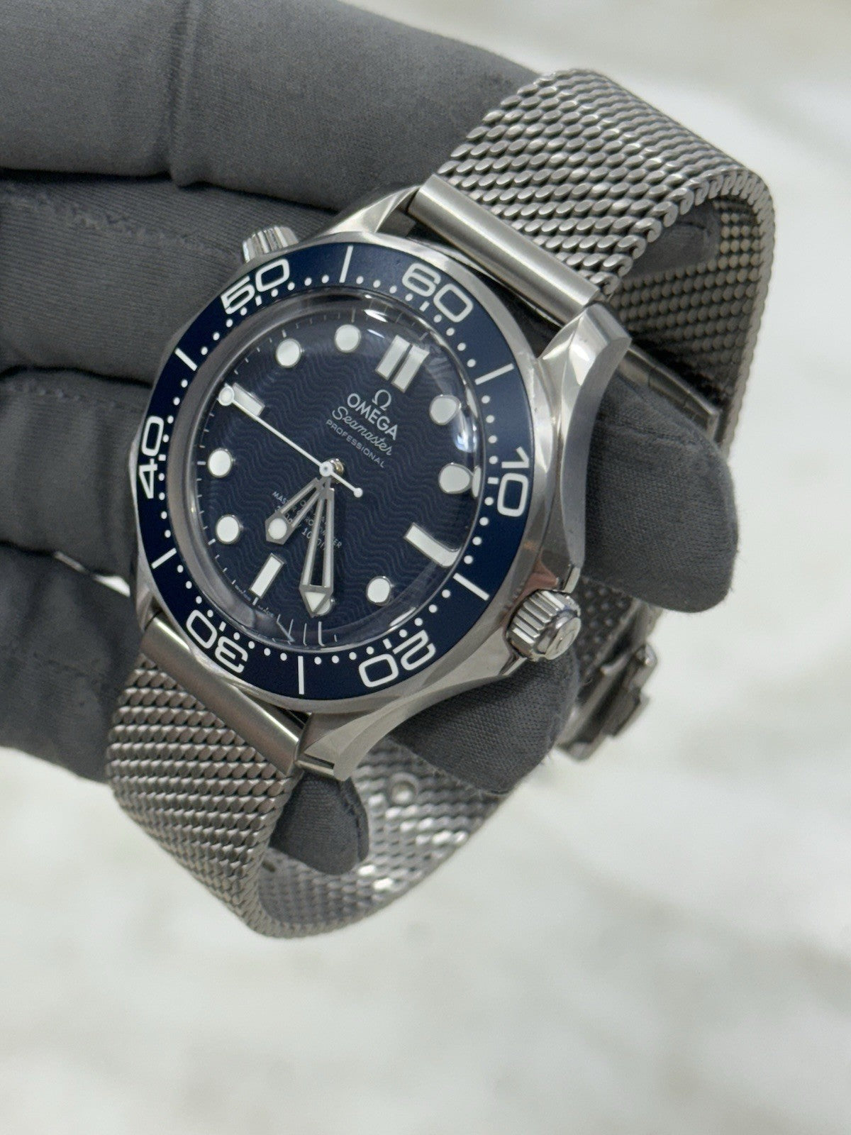 OMEGA Seamaster Diver 300M James Bond 60th Anniversary Blue Dial 42mm Watch