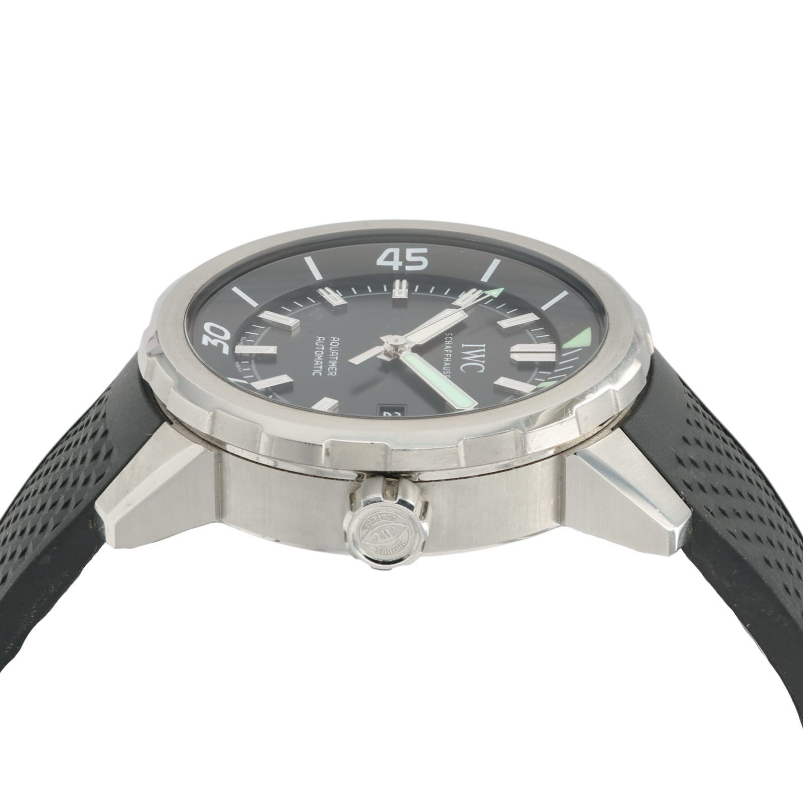 IWC Aquatimer Black Dial Stainless Steel 42mm Automatic Men’s Watch IW329001