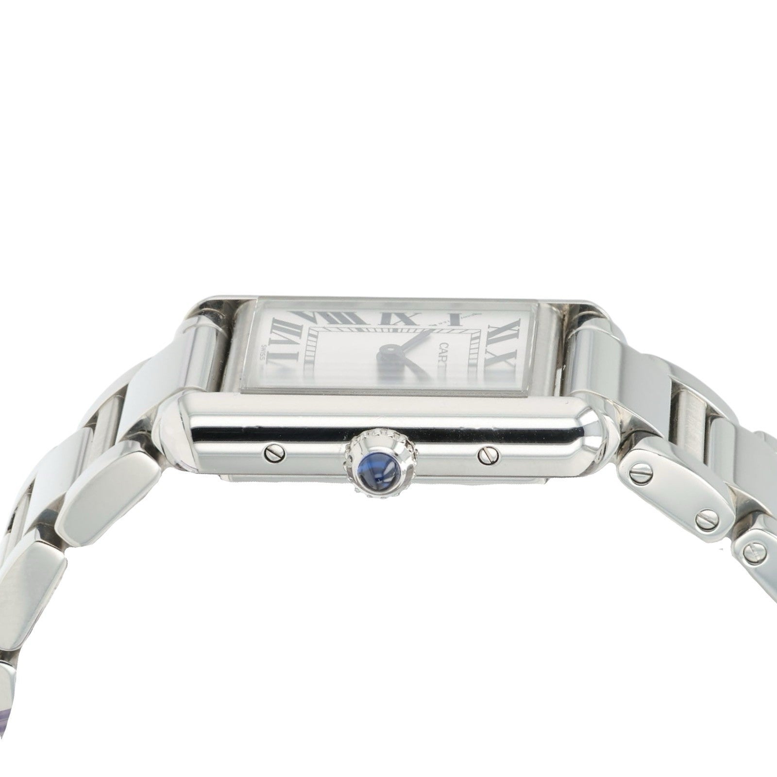 Cartier Tank Must de Cartier Silver Dial Stainless Steel 29.5mm Quartz WSTA0107