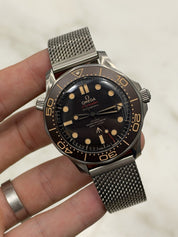 2023 Omega Seamaster NTTD James Bond No Time To Die Watch 210.90.42.20.01.001