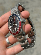 2018 Tudor Black Bay GMT Pepsi Black Dial Stainless Steel Men's Watch 79830RB