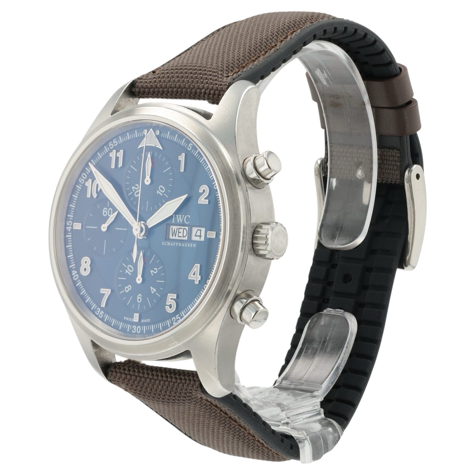 IWC Pilot Chrono Laureus Blue Dial Stainless Steel 42mm Automatic Men’s IW371712