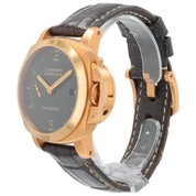 Panerai Luminor 18k Rose Gold Brown Dial 42mm Automatic Men’s Watch PAM00393