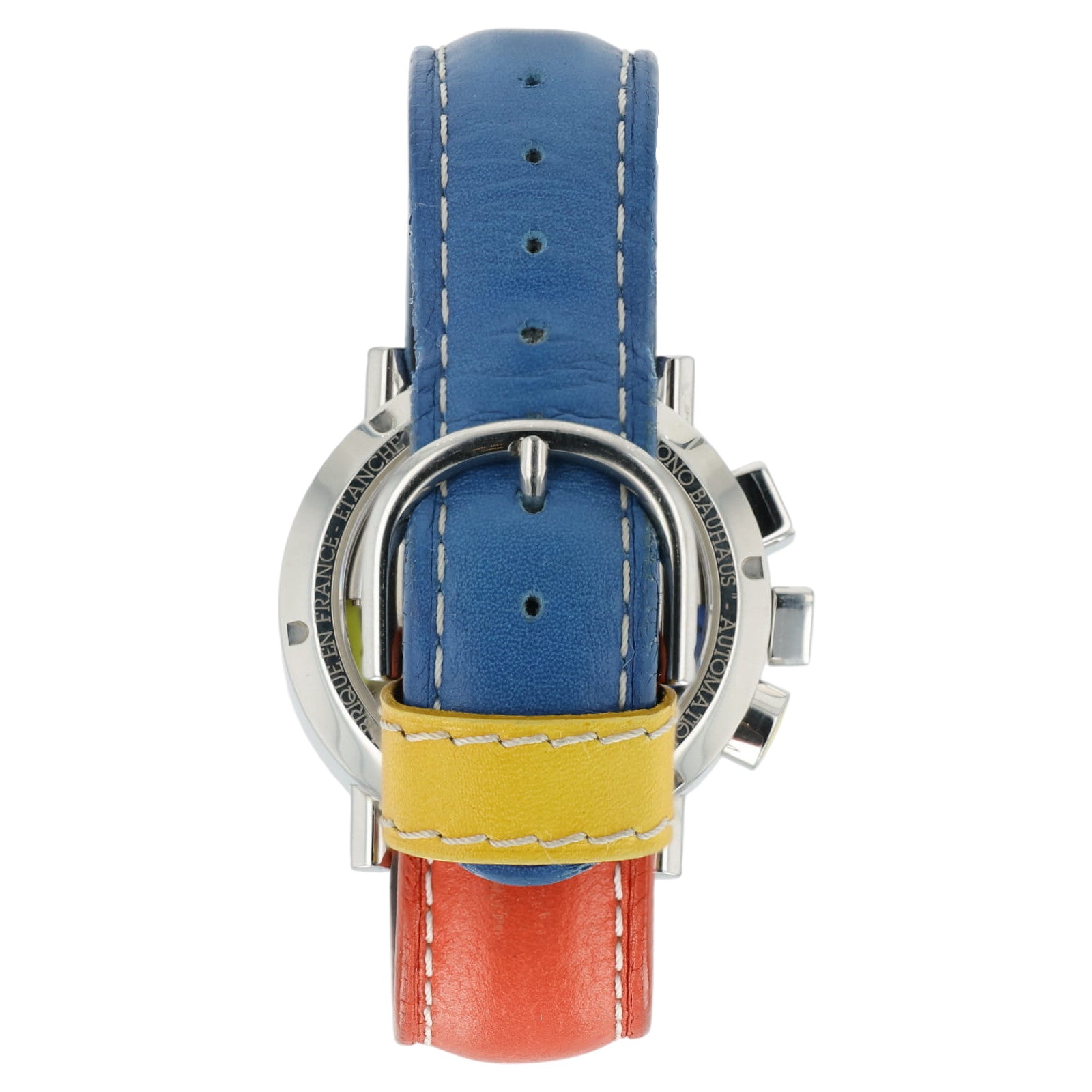 Alain SIlberstein Black Dial Stainless Steel 40mm Automatic Mens Krono Buahaus