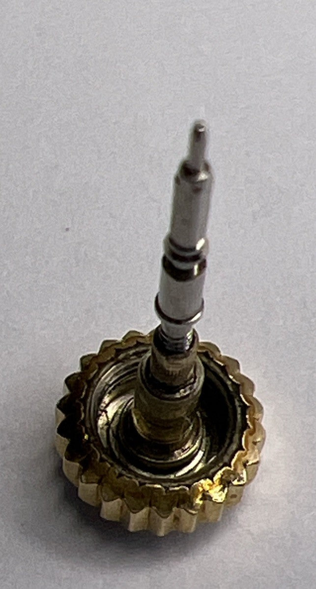 Genuine Rolex Yellow Gold Apx. 6mm 6 mm Watch Crown Part  Parts w/ Stem