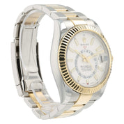 Rolex Sky-Dweller White Dial Gold & Steel 42mm Automatic Men’s Watch 326933