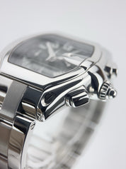 Cartier Roadster Stainless Steel Black Dial 40mm Automatic Men's Watch W62007X6