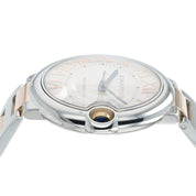 Cartier Ballon Bleu Silver Dial Rose Gold & Steel 42mm Automatic Mens W6920095